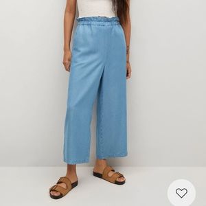 Mango Lyocell culotte pants